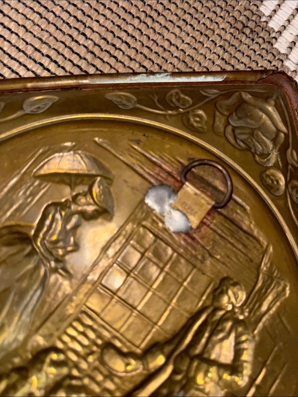 Vintage Decorative Brass Wall Plaque